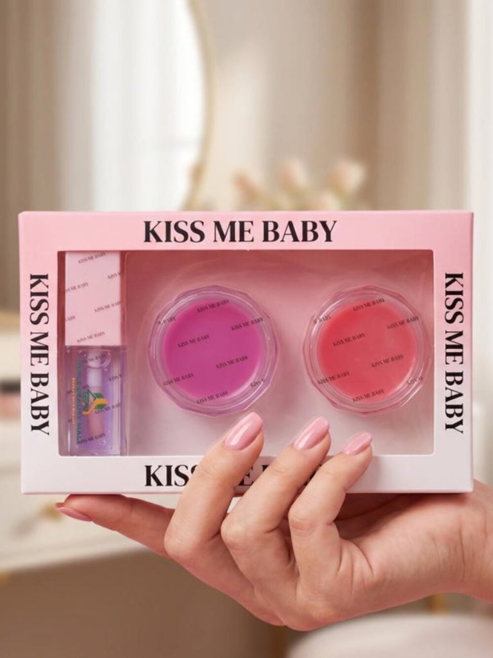 Grape 3-in-1 Lip Mask, Balm & Oil Gift Set